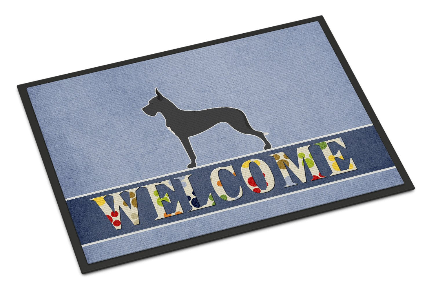 Great Dane Welcome Indoor or Outdoor Mat 24x36 BB5579JMAT by Caroline's Treasures