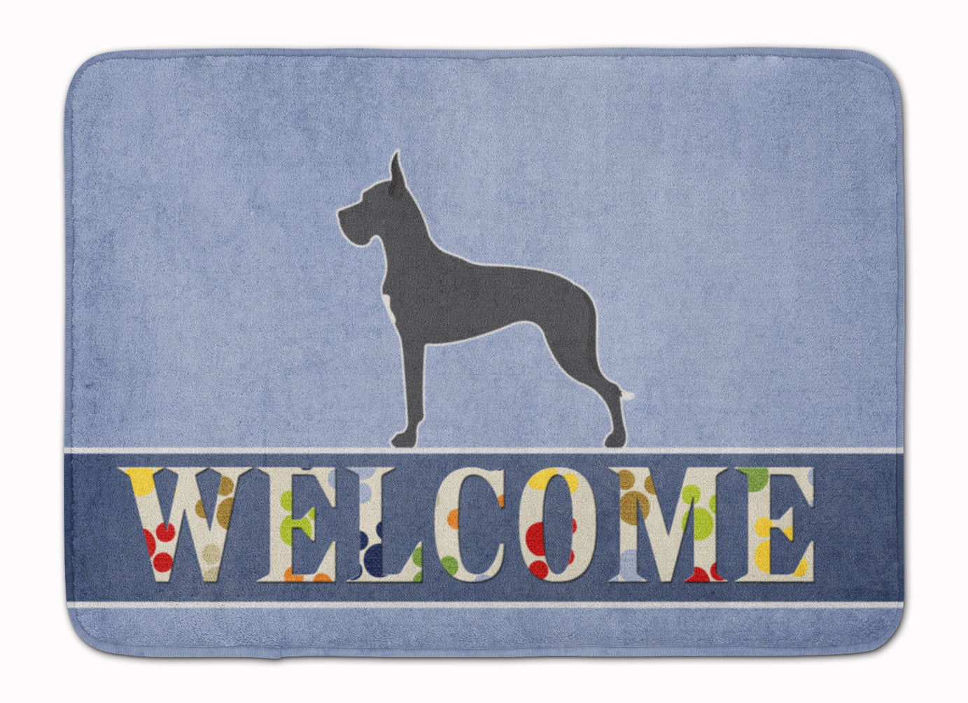 Great Dane Welcome Machine Washable Memory Foam Mat BB5579RUG - the-store.com