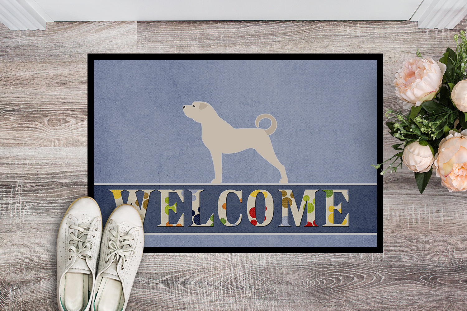 Anatolian Shepherd Welcome Indoor or Outdoor Mat 18x27 BB5581MAT - the-store.com