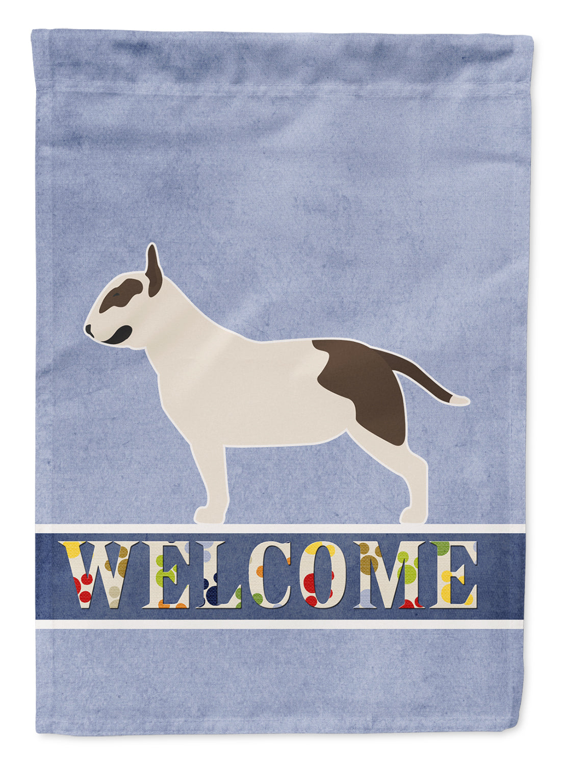 Bull Terrier Welcome Flag Garden Size BB5582GF  the-store.com.