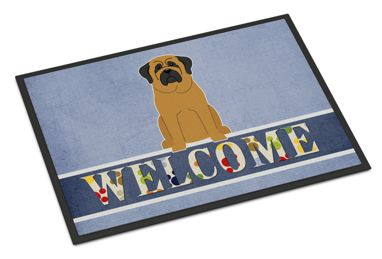 Mastiff Welcome Indoor or Outdoor Mat 18x27 BB5599MAT - the-store.com