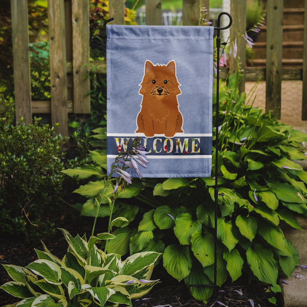 Norwich Terrier Welcome Flag Garden Size BB5601GF  the-store.com.