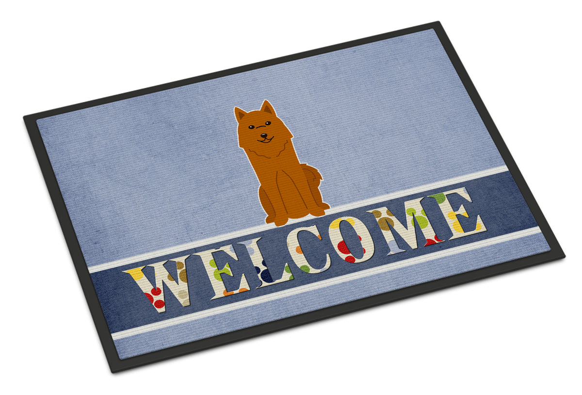 Karelian Bear Dog Welcome Indoor or Outdoor Mat 18x27 BB5603MAT - the-store.com