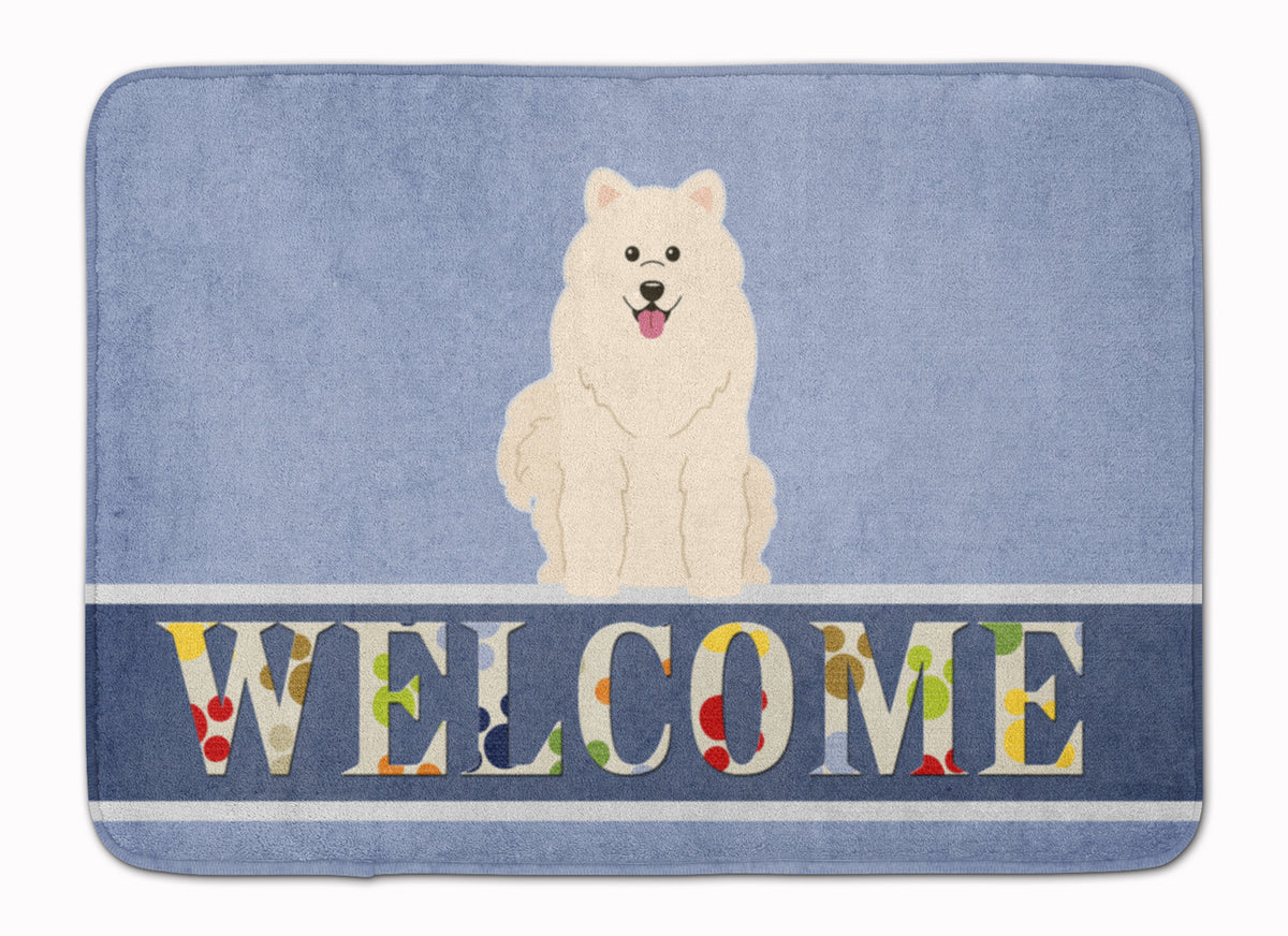 Samoyed Welcome Machine Washable Memory Foam Mat BB5611RUG - the-store.com