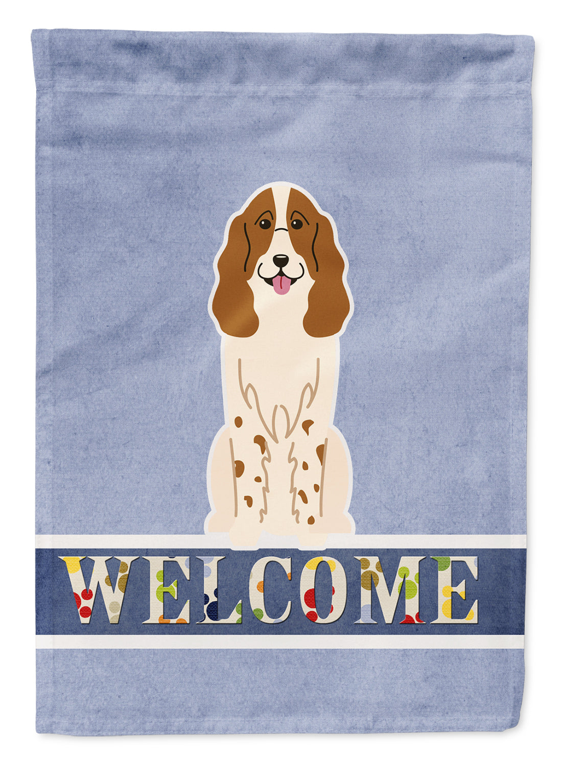 Russian Spaniel Welcome Flag Garden Size BB5612GF  the-store.com.