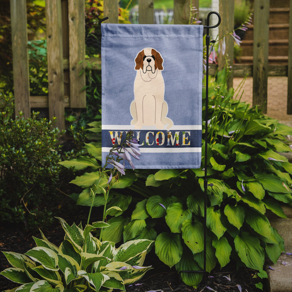 Saint Bernard Welcome Flag Garden Size BB5616GF  the-store.com.