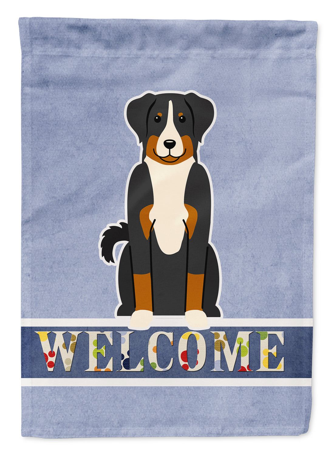 Appenzeller Sennenhund Welcome Flag Garden Size BB5624GF  the-store.com.