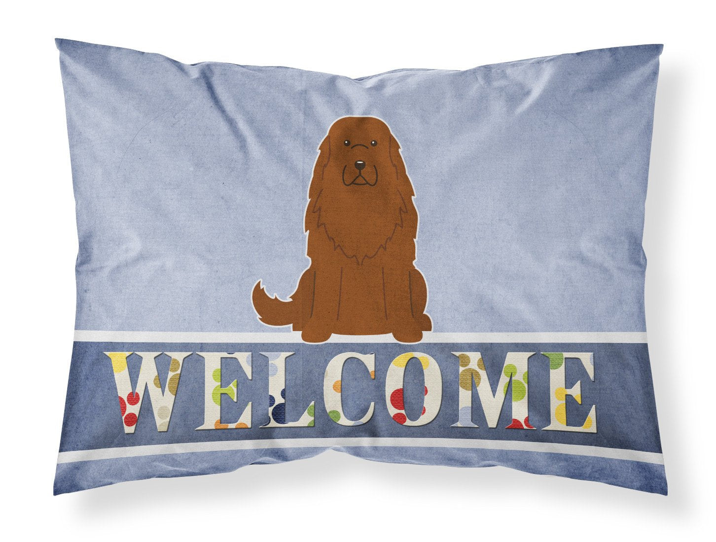 Caucasian Shepherd Dog Welcome Fabric Standard Pillowcase BB5631PILLOWCASE by Caroline's Treasures