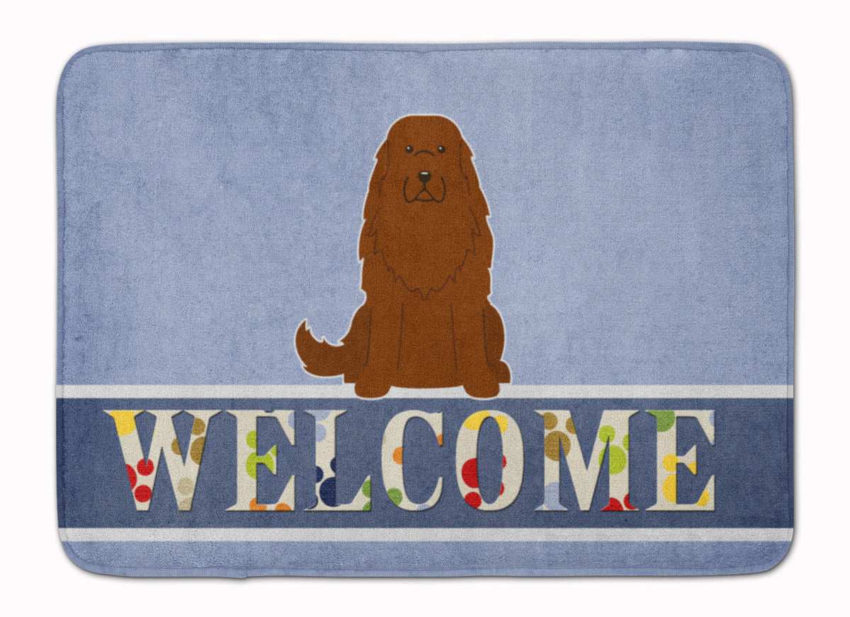 Caucasian Shepherd Dog Welcome Machine Washable Memory Foam Mat BB5631RUG - the-store.com