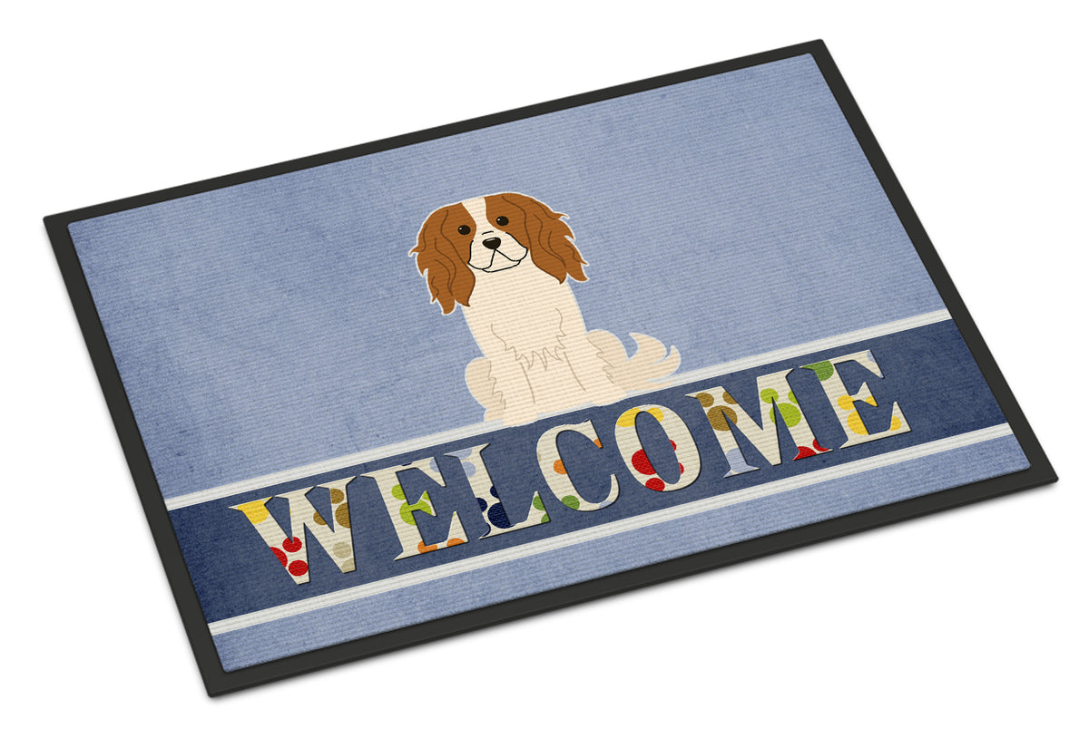 Cavalier Spaniel Welcome Indoor or Outdoor Mat 18x27 BB5639MAT - the-store.com