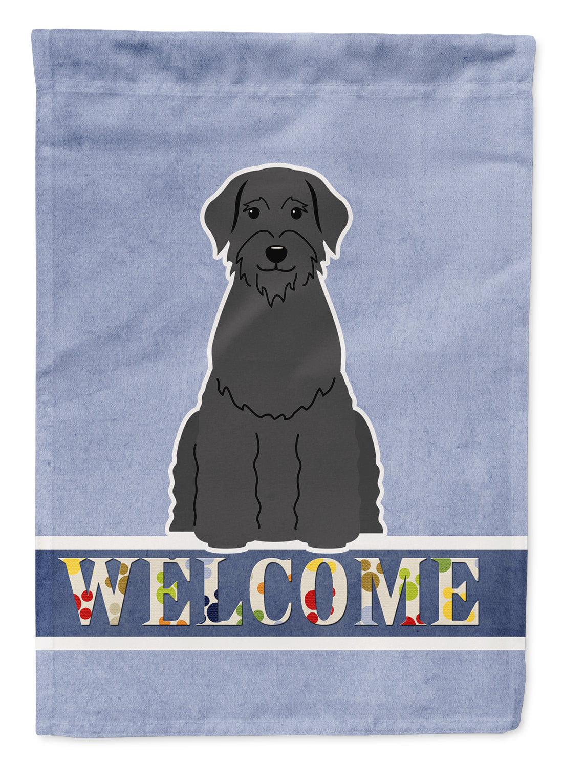 Giant Schnauzer Welcome Flag Garden Size BB5647GF  the-store.com.