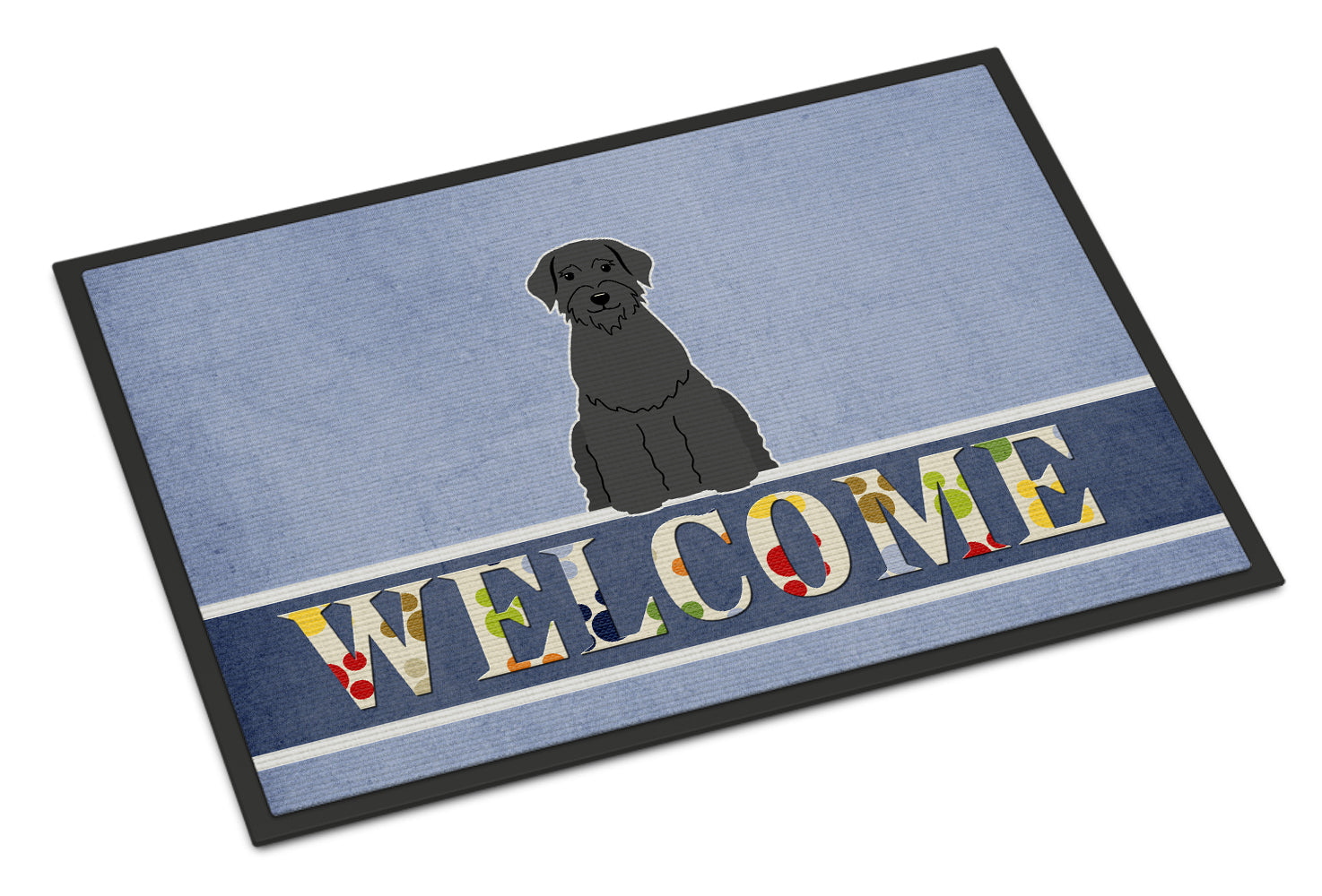 Giant Schnauzer Welcome Indoor or Outdoor Mat 18x27 BB5647MAT - the-store.com