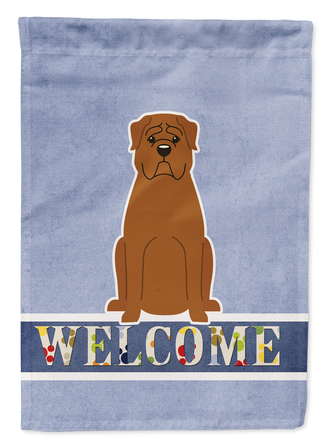 Dogue de Bourdeaux Welcome Flag Garden Size BB5654GF  the-store.com.