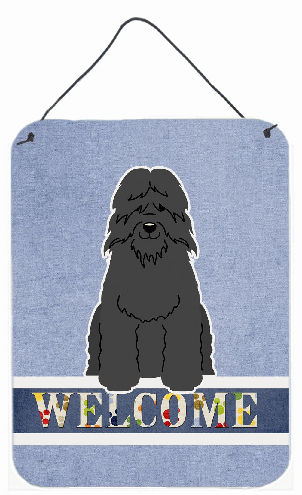 Bouvier des Flandres Welcome Wall or Door Hanging Prints BB5655DS1216 by Caroline&#39;s Treasures