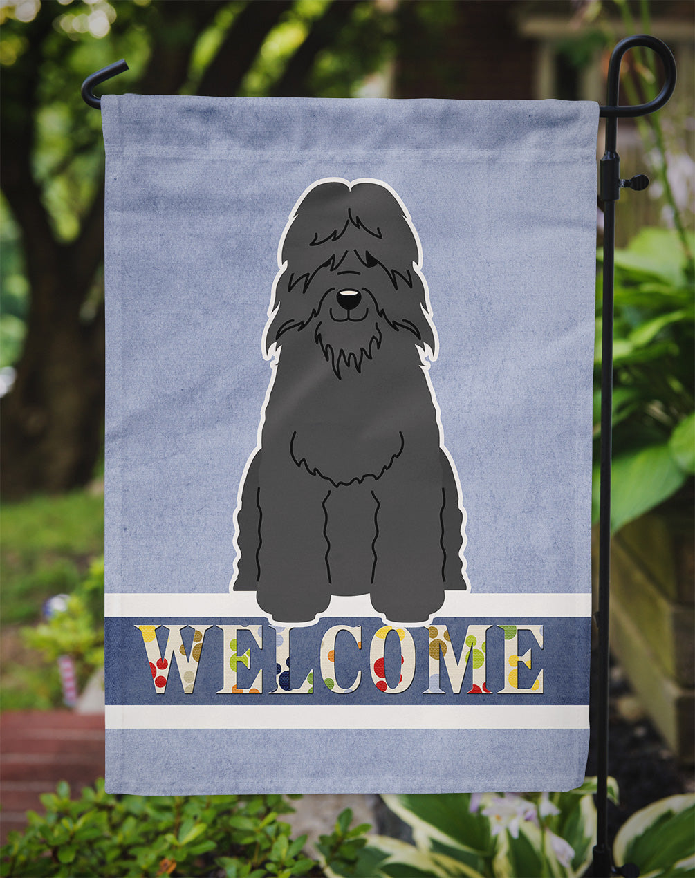 Bouvier des Flandres Welcome Flag Garden Size BB5655GF  the-store.com.