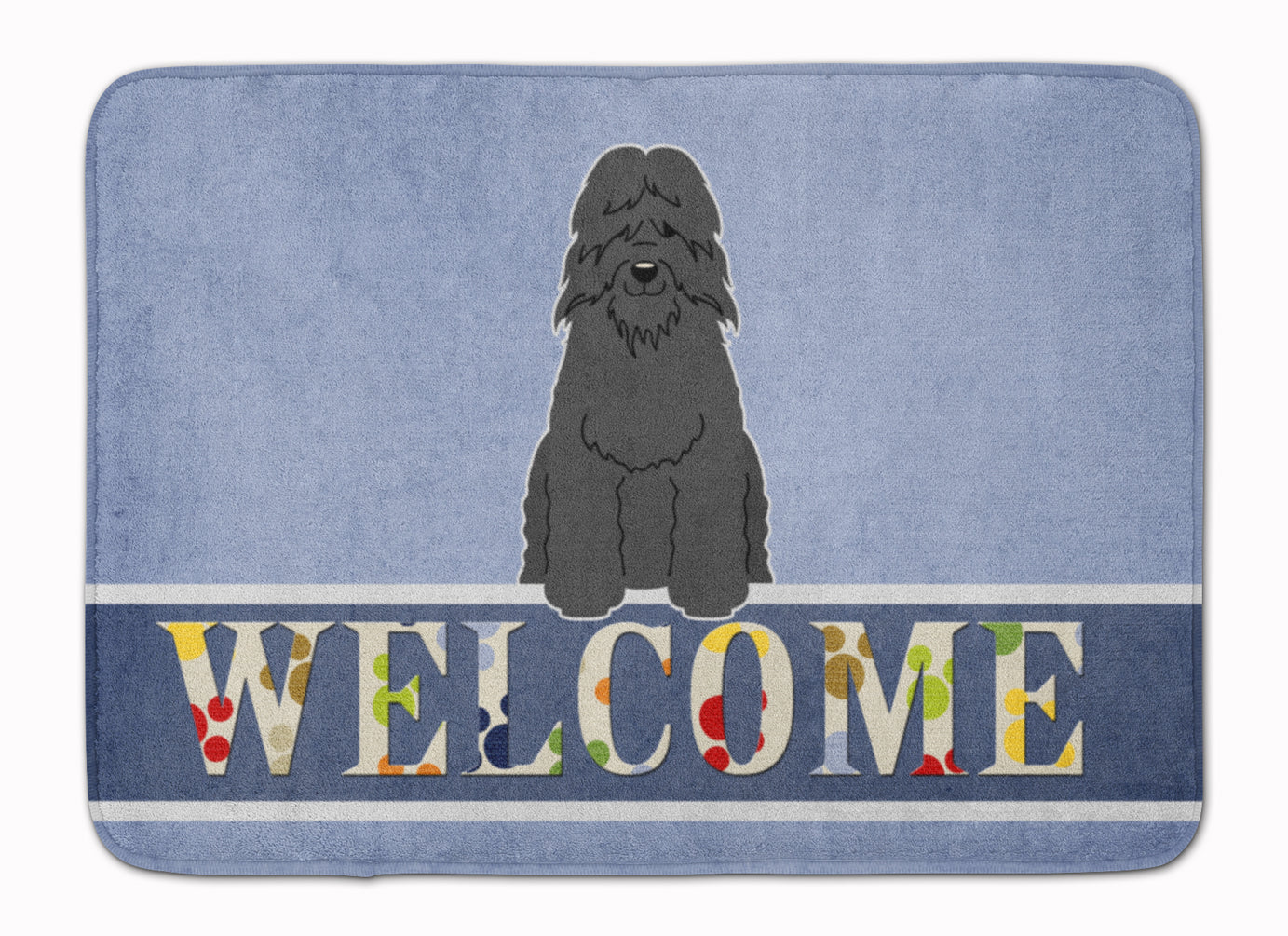 Bouvier des Flandres Welcome Machine Washable Memory Foam Mat BB5655RUG - the-store.com