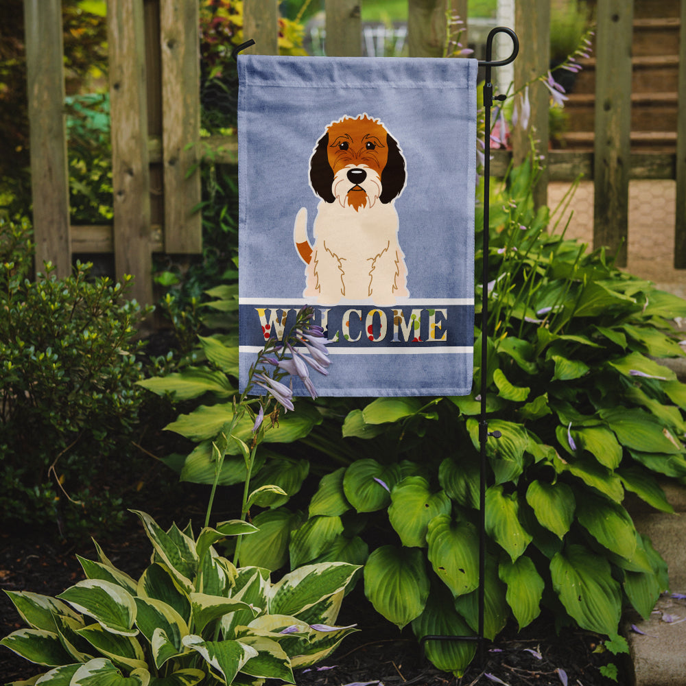 Petit Basset Griffon Veenden Welcome Flag Garden Size BB5660GF  the-store.com.