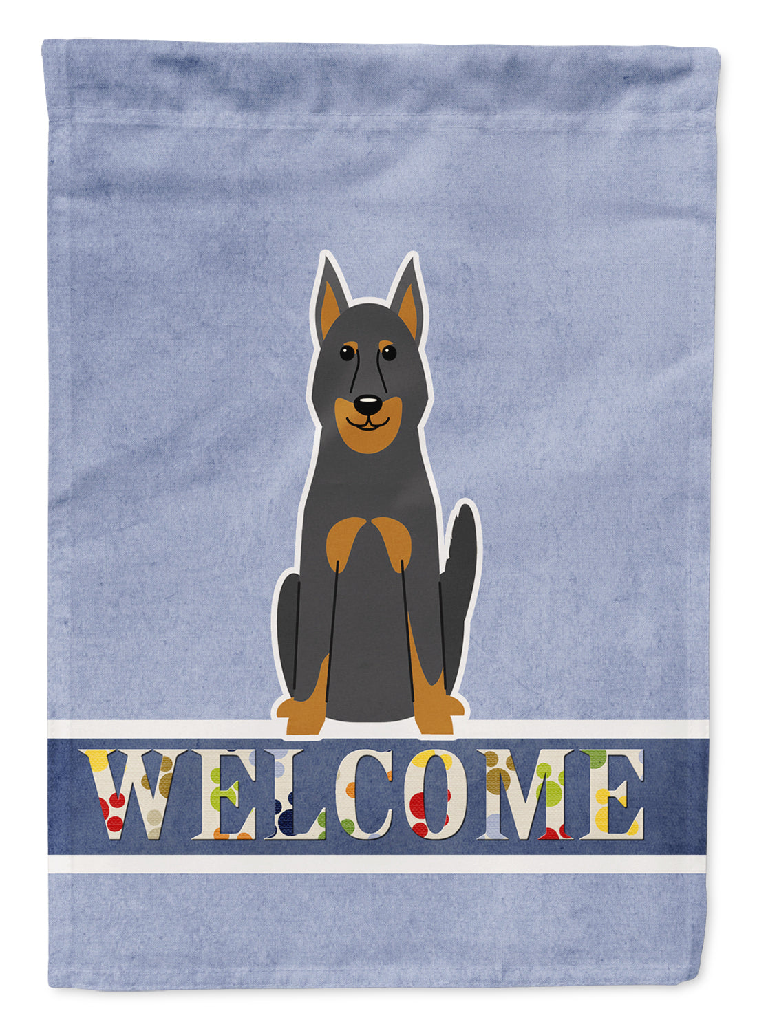 Beauce Shepherd Dog Welcome Flag Garden Size BB5661GF  the-store.com.