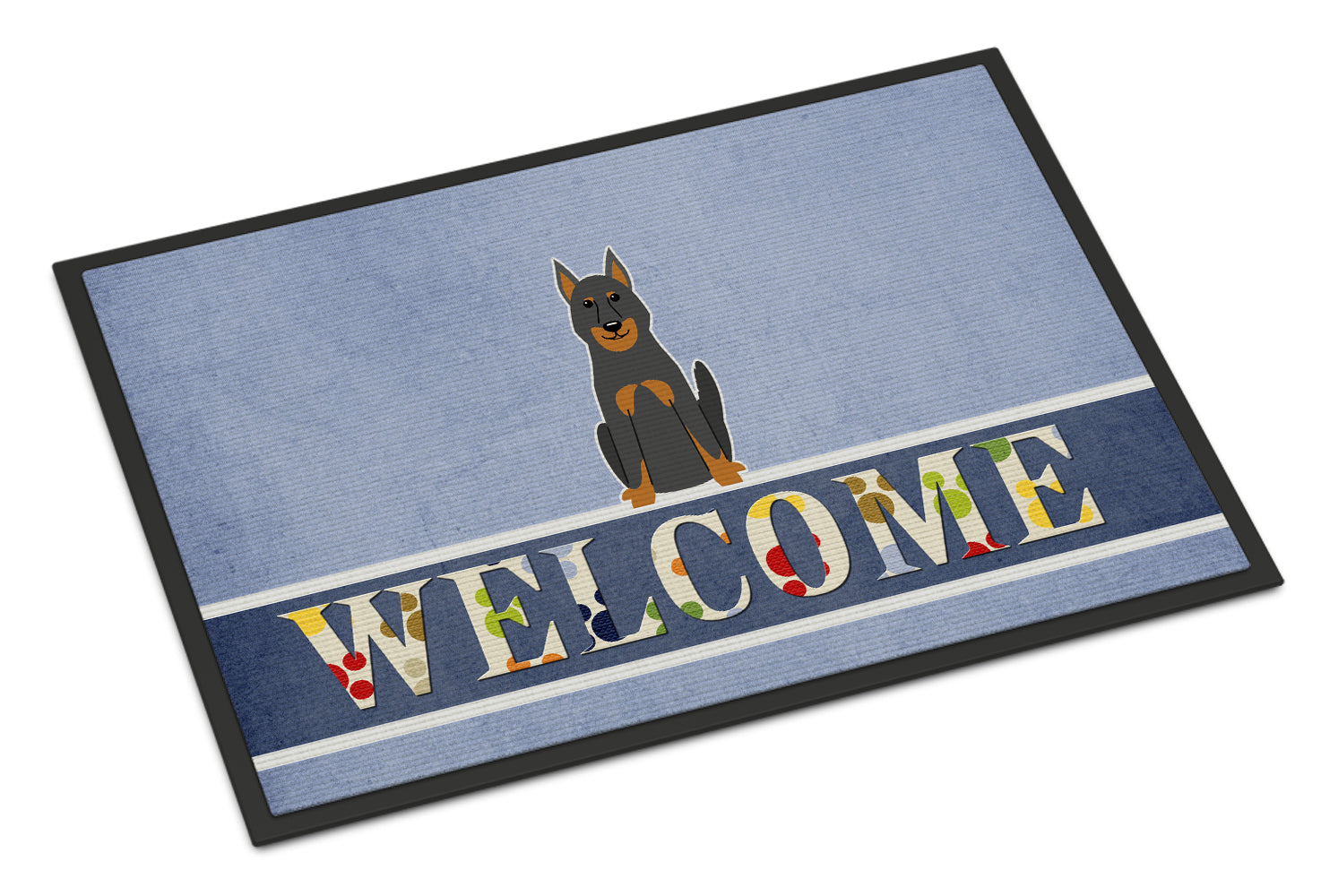 Beauce Shepherd Dog Welcome Indoor or Outdoor Mat 18x27 BB5661MAT - the-store.com