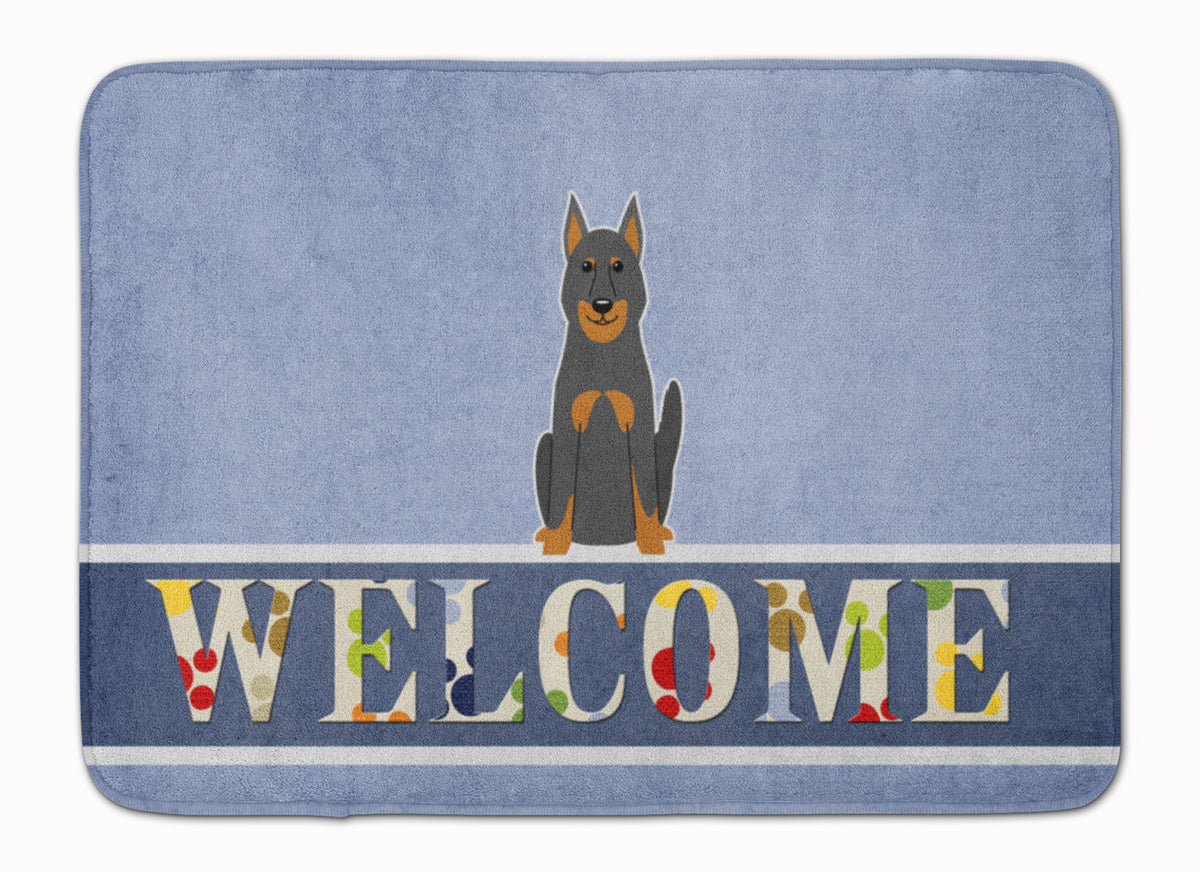 Beauce Shepherd Dog Welcome Machine Washable Memory Foam Mat BB5661RUG - the-store.com