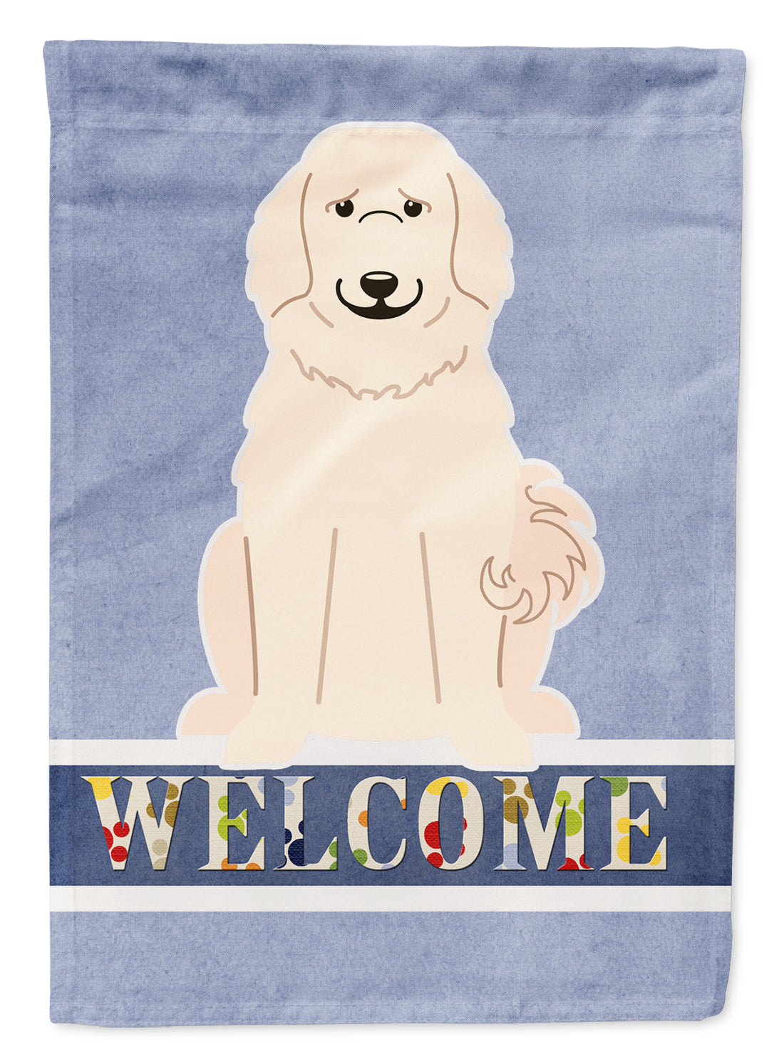 Great Pyrenese Welcome Flag Garden Size BB5664GF  the-store.com.