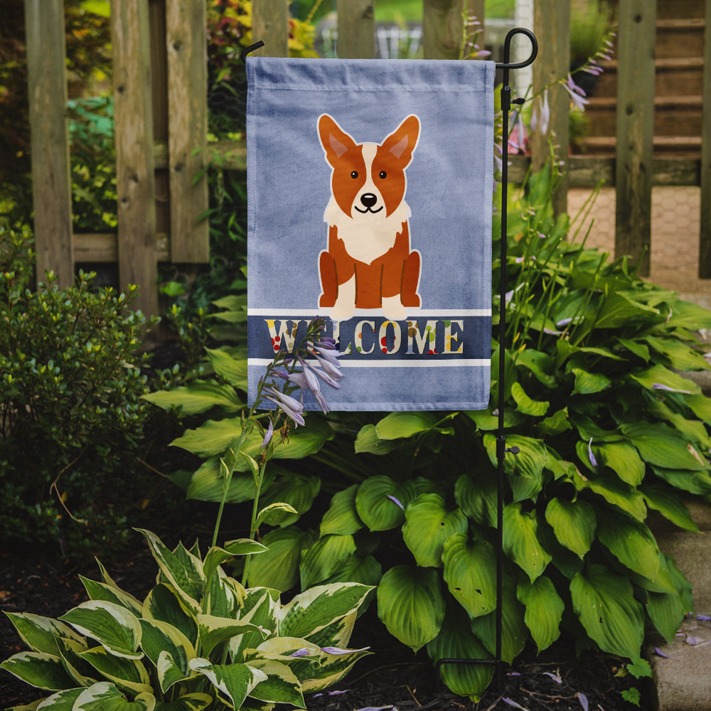 Corgi Welcome Flag Garden Size BB5681GF  the-store.com.