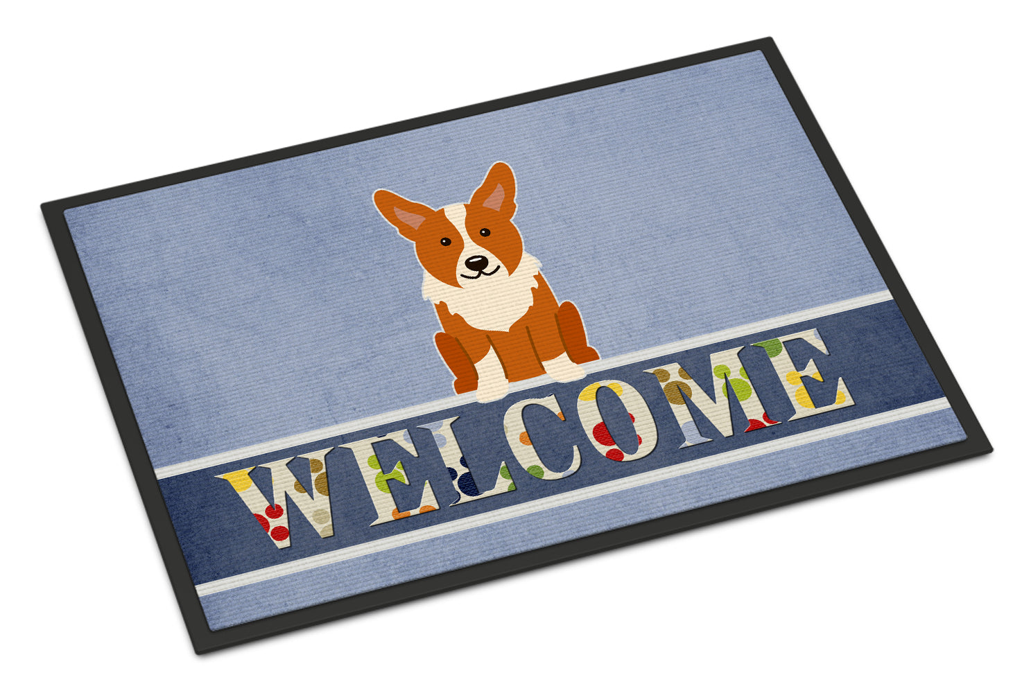 Corgi Welcome Indoor or Outdoor Mat 18x27 BB5681MAT - the-store.com