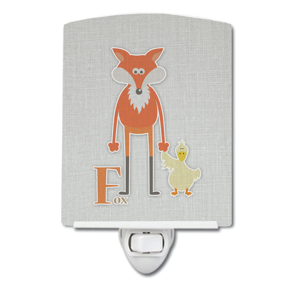 Alphabet F for Fox Ceramic Night Light BB5731CNL - the-store.com