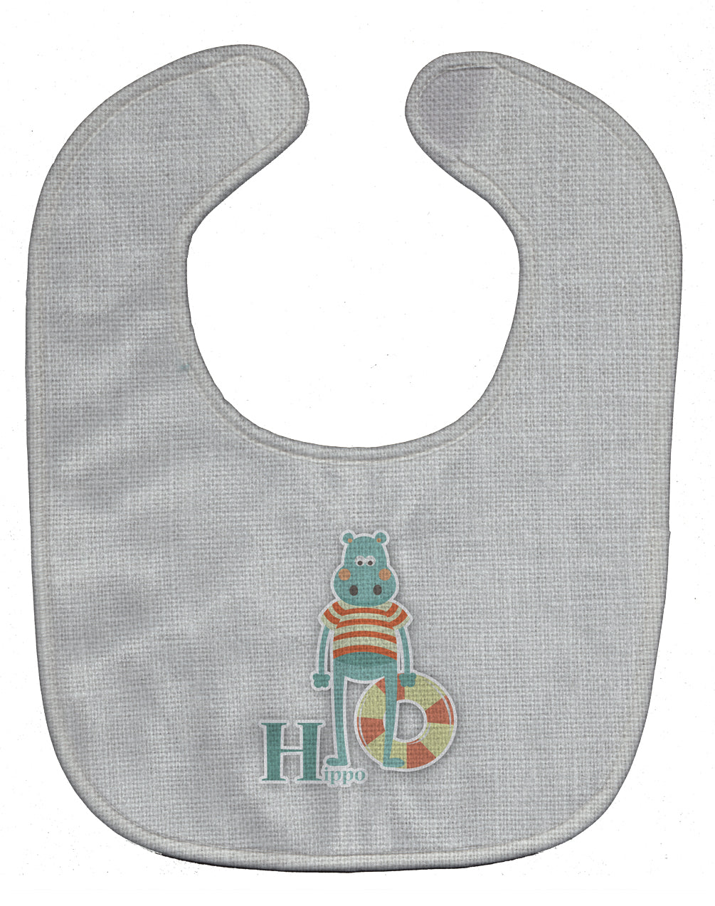 Alphabet H for Hippopotamus Baby Bib BB5733BIB - the-store.com