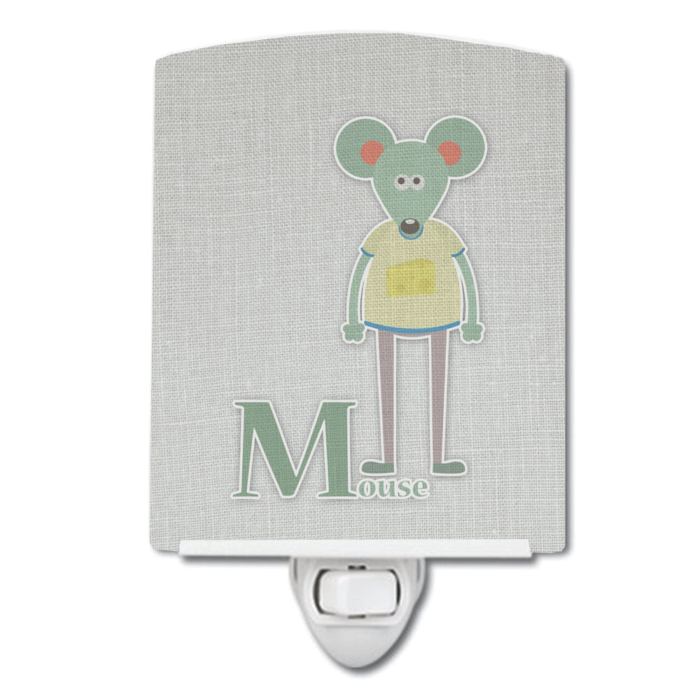 Alphabet M for Mouse Ceramic Night Light BB5738CNL - the-store.com