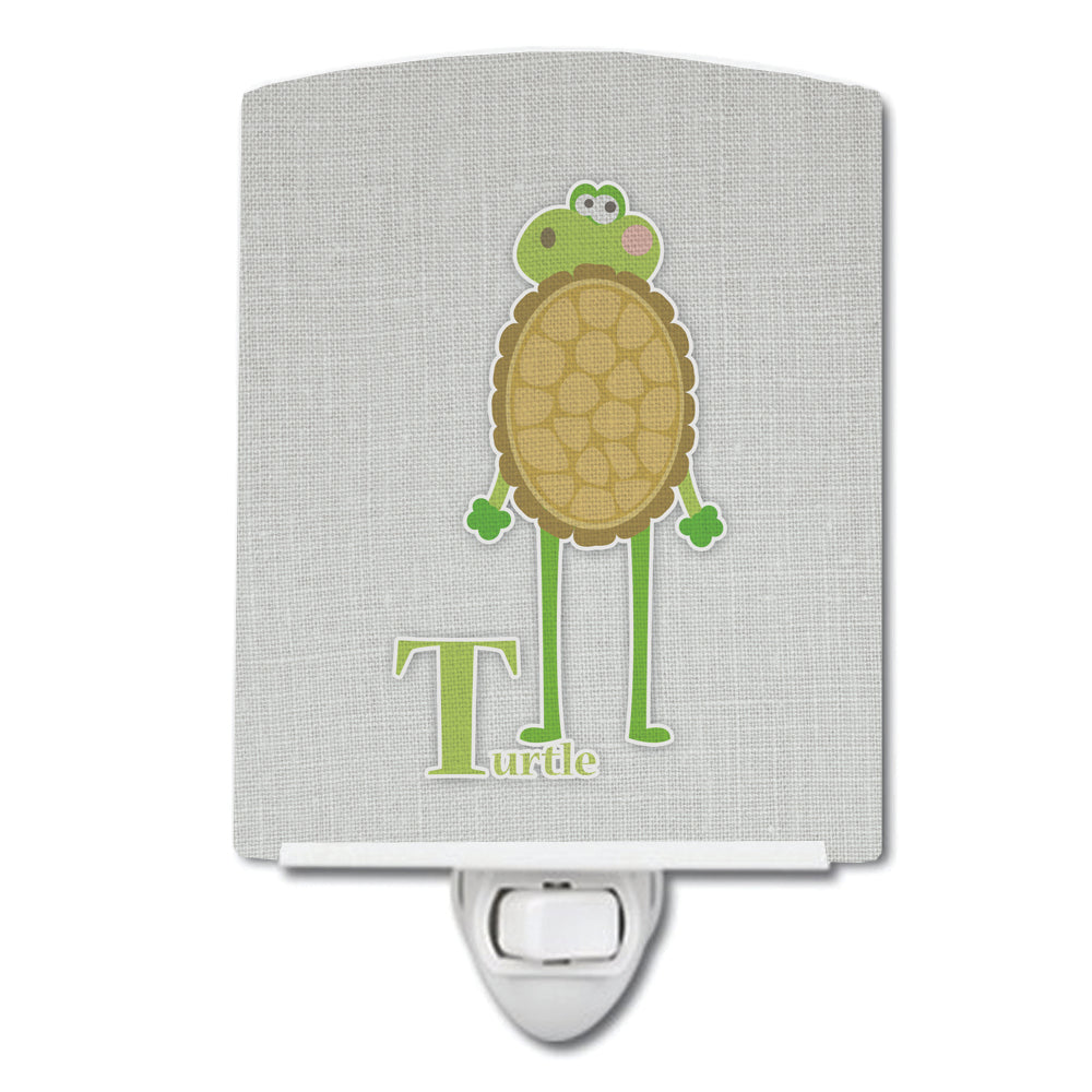 Alphabet T for Turtle Ceramic Night Light BB5745CNL - the-store.com