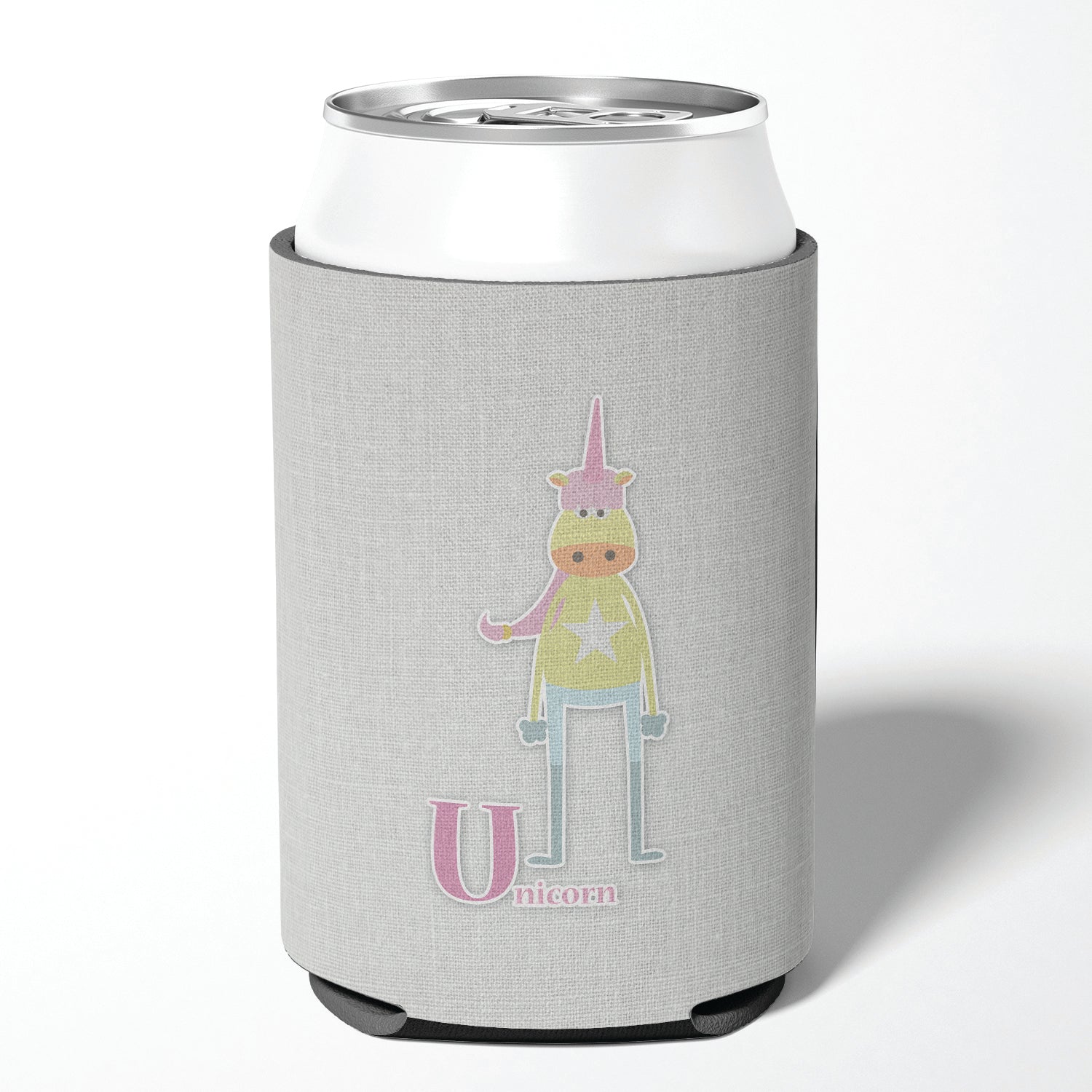 Alphabet U for Unicorn Can or Bottle Hugger BB5746CC  the-store.com.