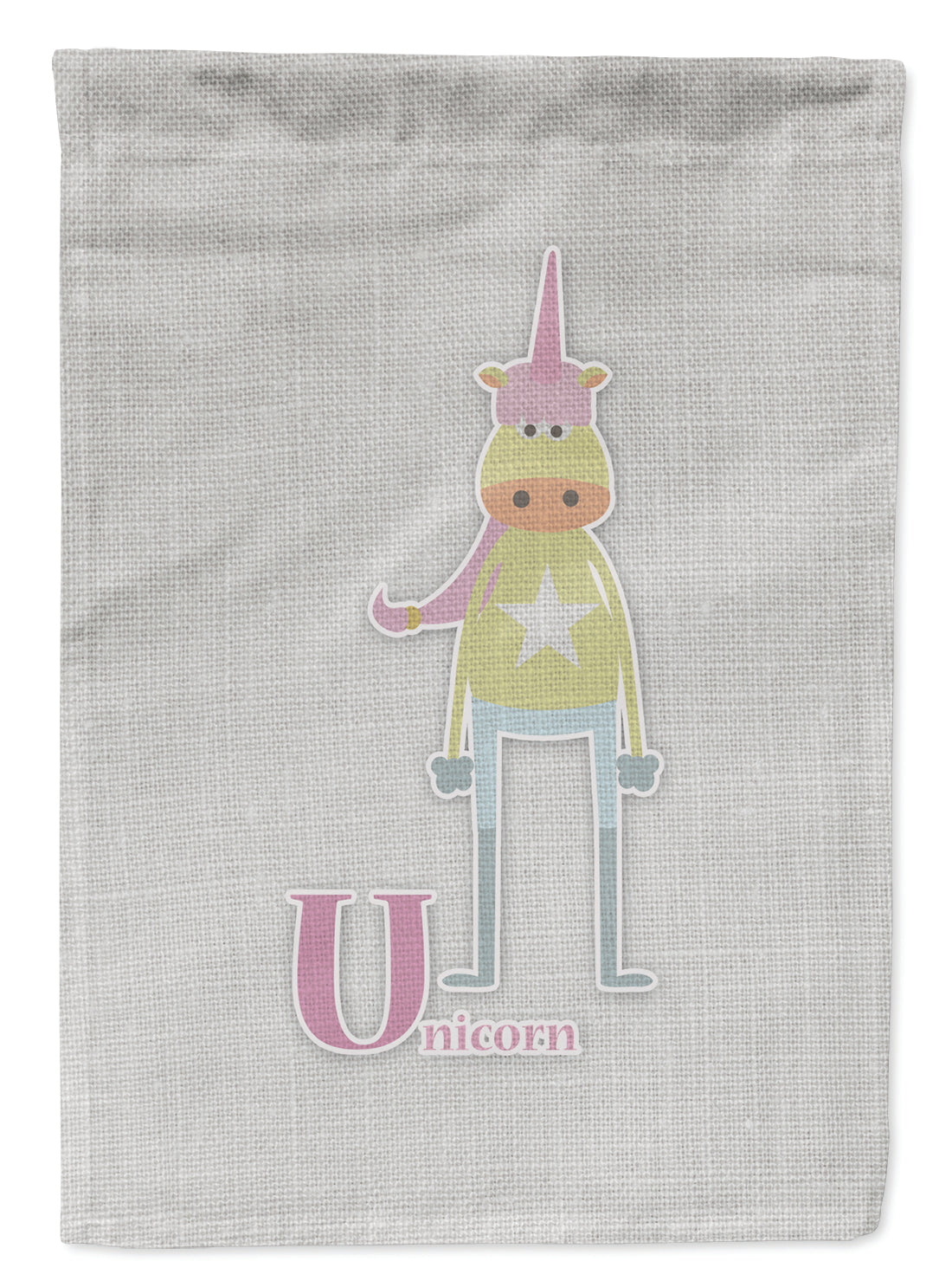 Alphabet U for Unicorn Flag Garden Size BB5746GF  the-store.com.