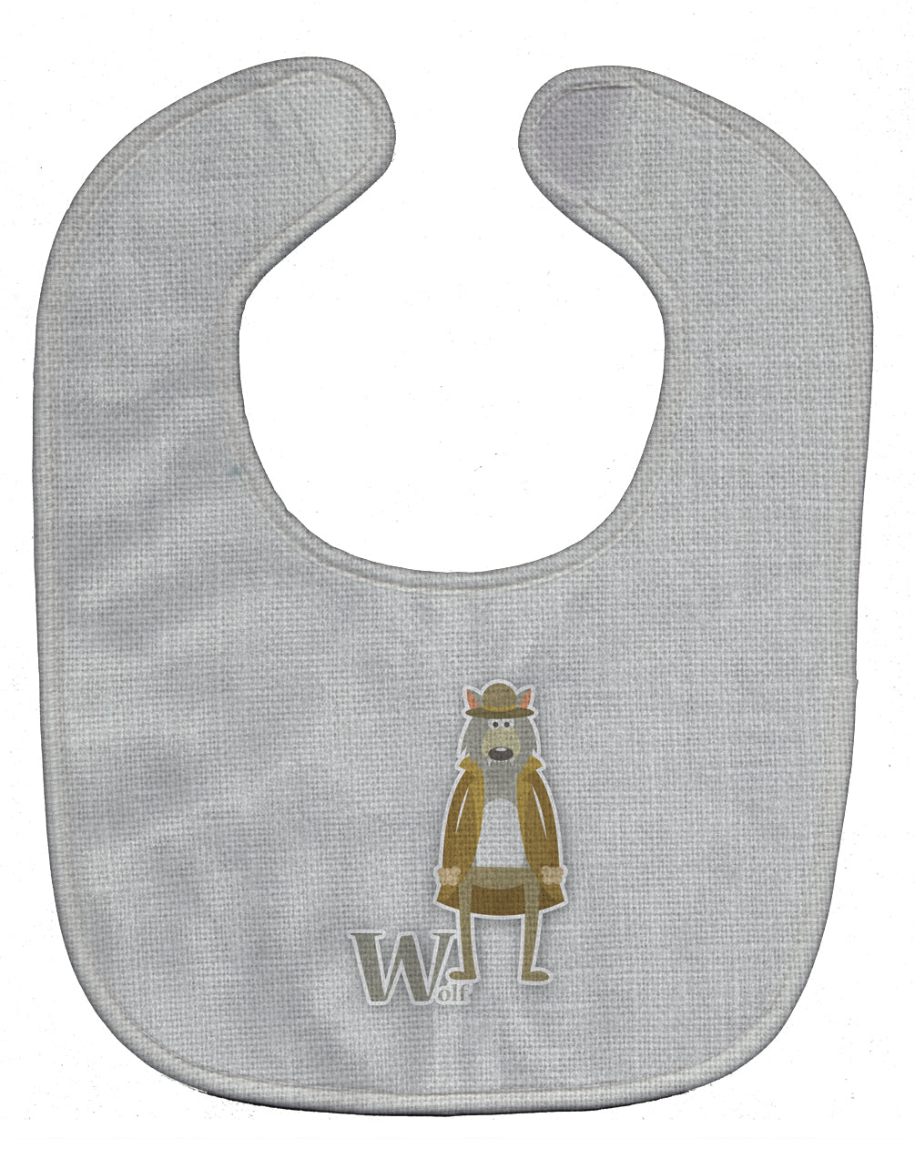 Alphabet W for Wolf Baby Bib BB5748BIB - the-store.com