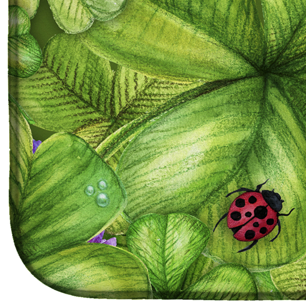 Shamrocks and Lady bugs Dish Drying Mat BB5754DDM  the-store.com.