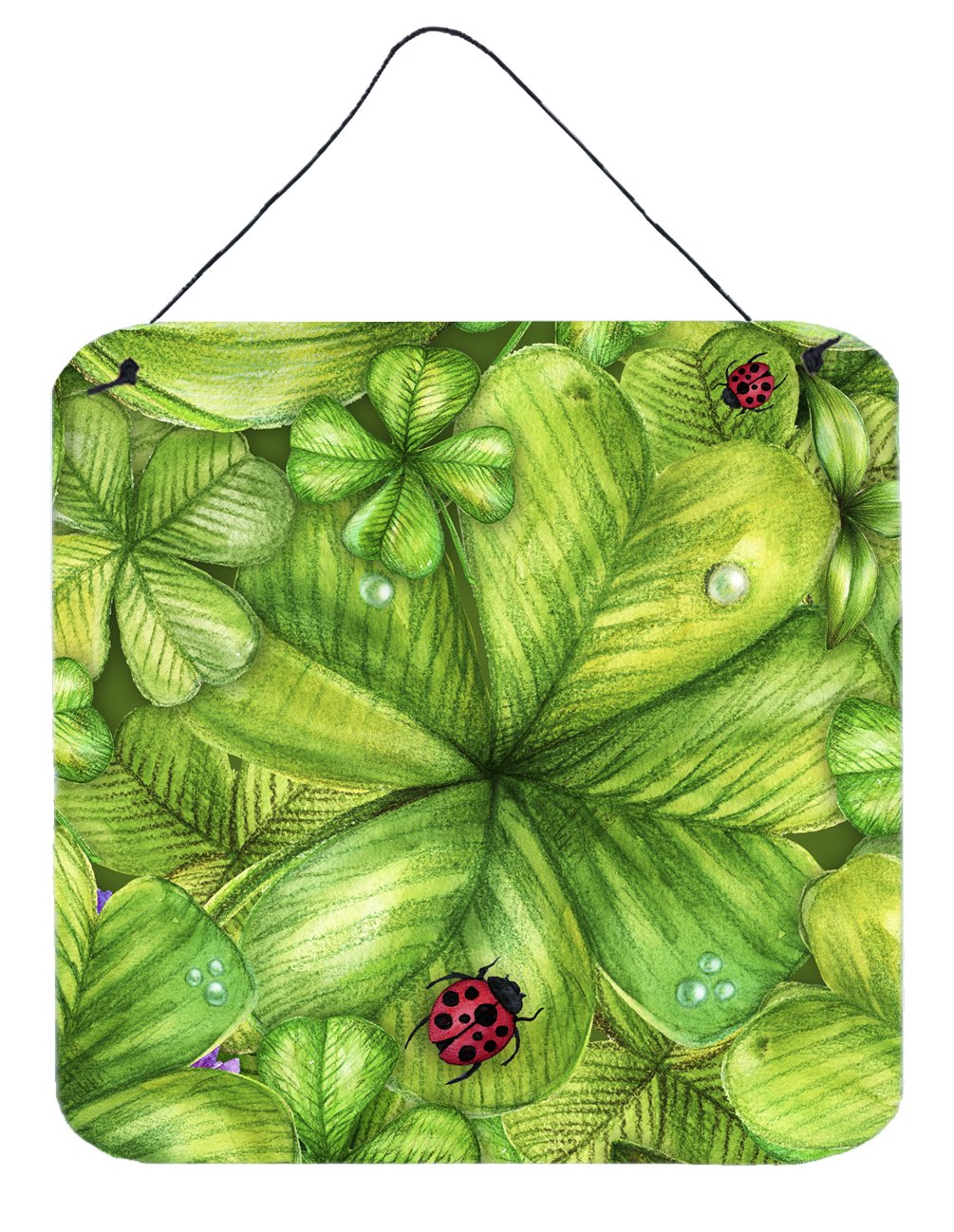 Shamrocks and Lady bugs Wall or Door Hanging Prints by Caroline&#39;s Treasures