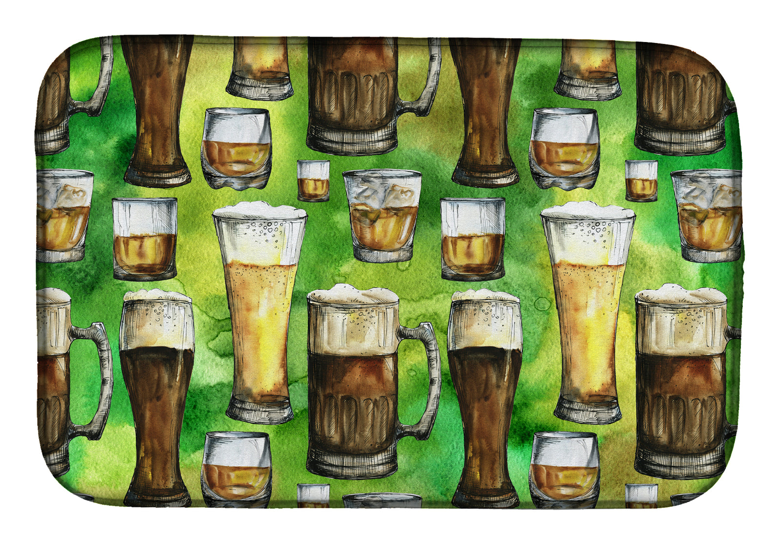 Irish Beers Dish Drying Mat BB5758DDM  the-store.com.