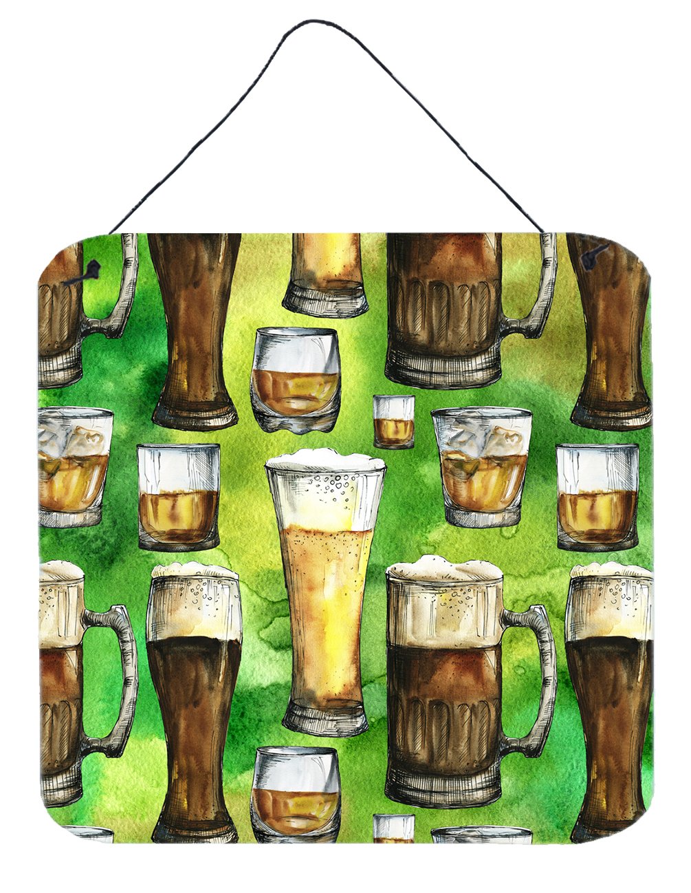 Irish Beers Wall or Door Hanging Prints BB5758DS66 by Caroline's Treasures