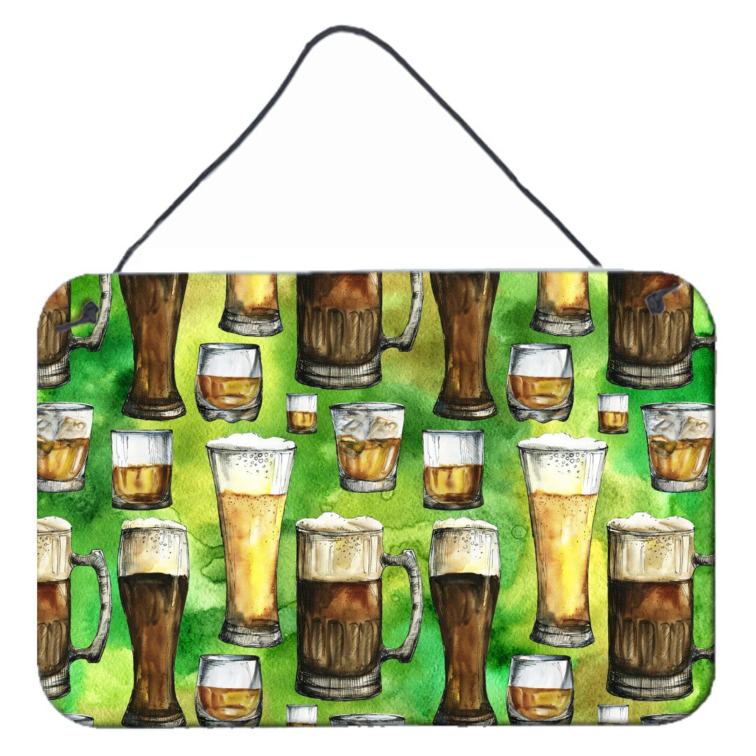 Irish Beers Wall or Door Hanging Prints BB5758DS812 by Caroline&#39;s Treasures