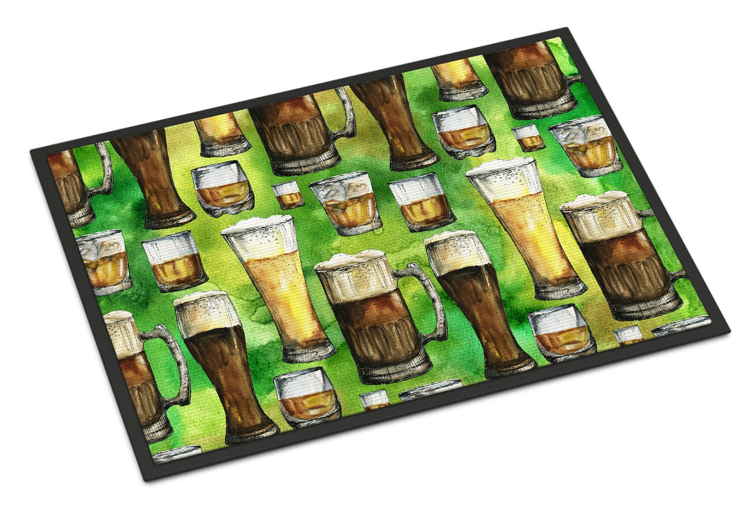 Irish Beers Indoor or Outdoor Mat 24x36 BB5758JMAT by Caroline's Treasures