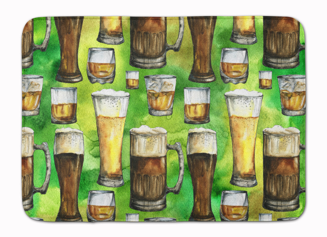 Irish Beers Machine Washable Memory Foam Mat BB5758RUG - the-store.com