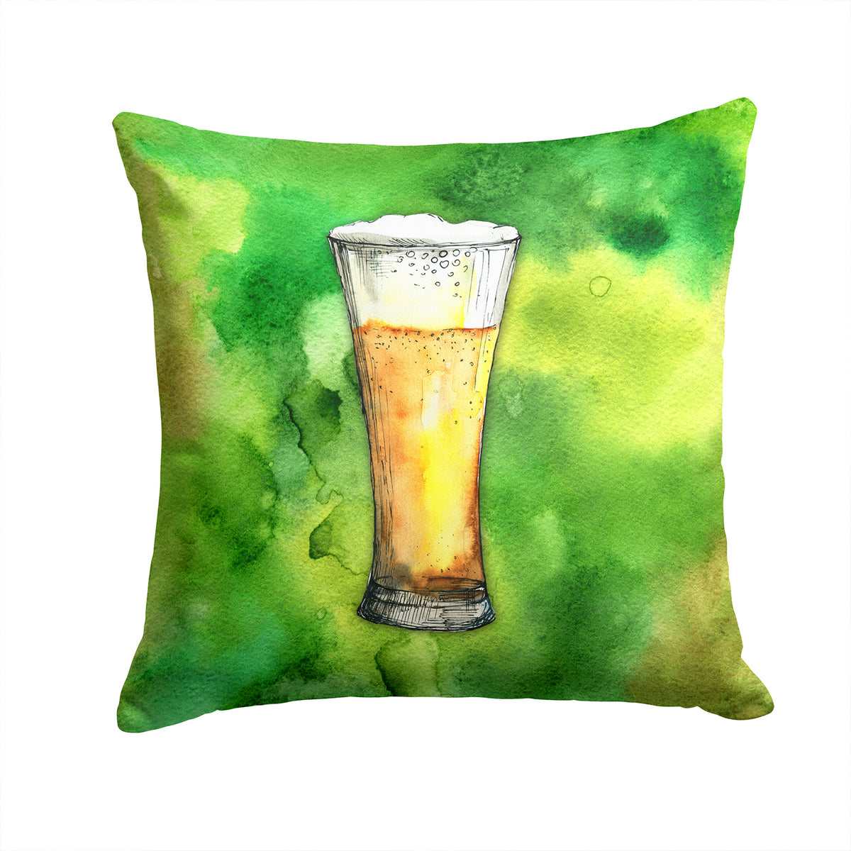 Irish Beer Tall Fabric Decorative Pillow BB5759PW1414 - the-store.com