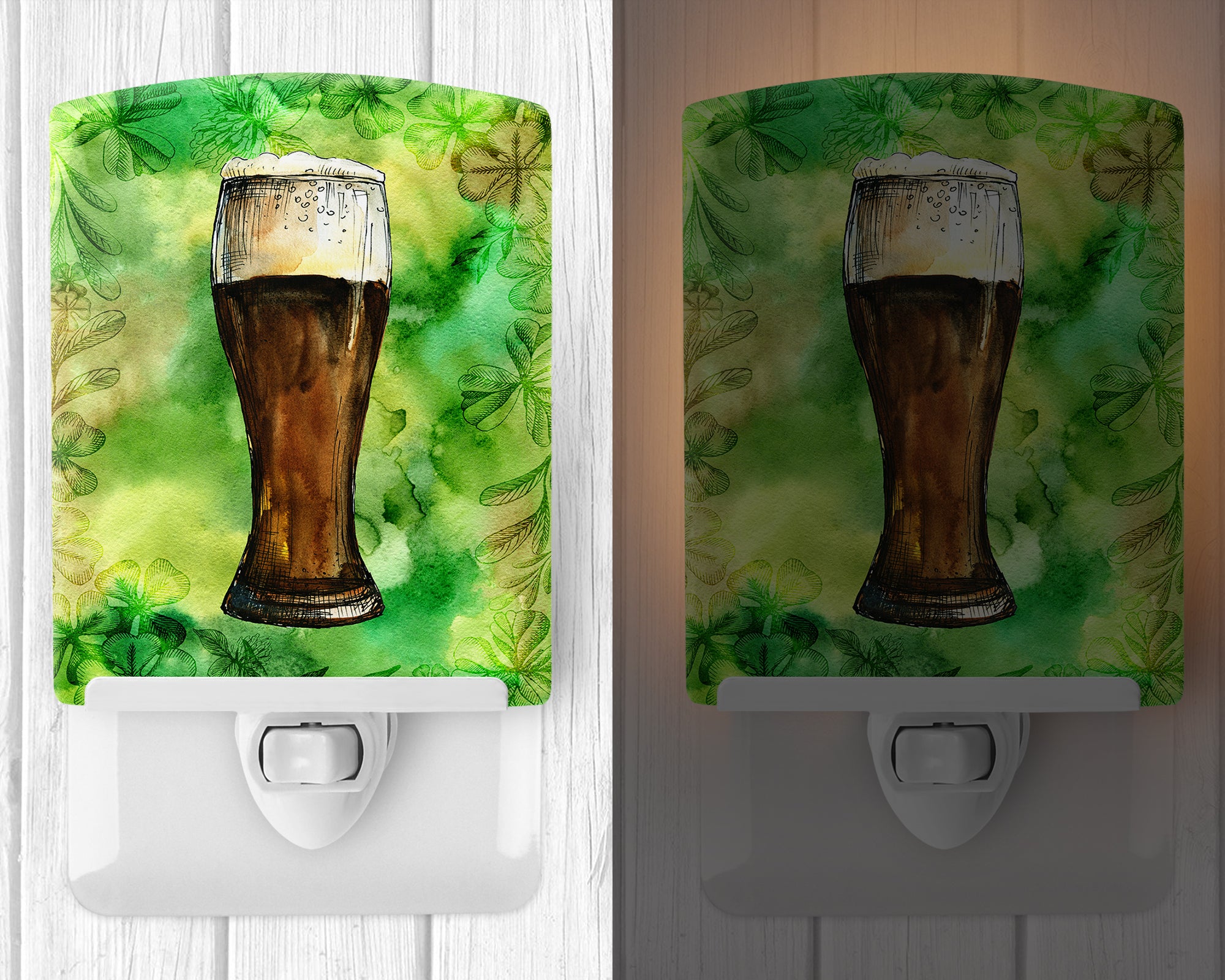 Irish Beer Dark Ceramic Night Light BB5760CNL - the-store.com