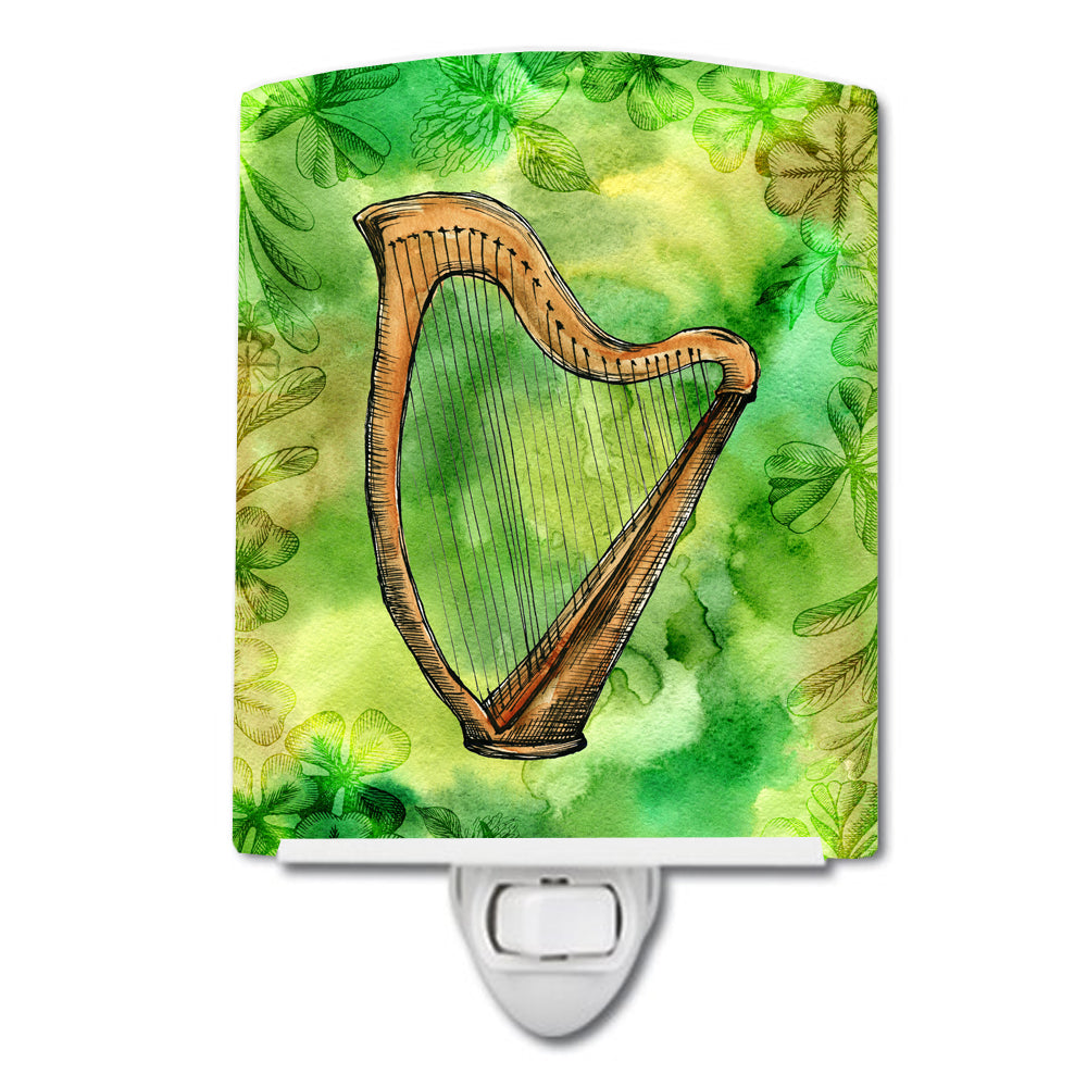 Irish Harp Ceramic Night Light BB5763CNL - the-store.com