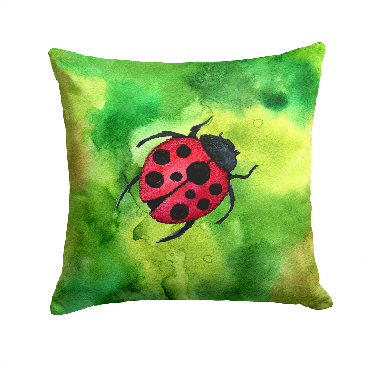 Irish Lady Bug Fabric Decorative Pillow BB5770PW1414 - the-store.com