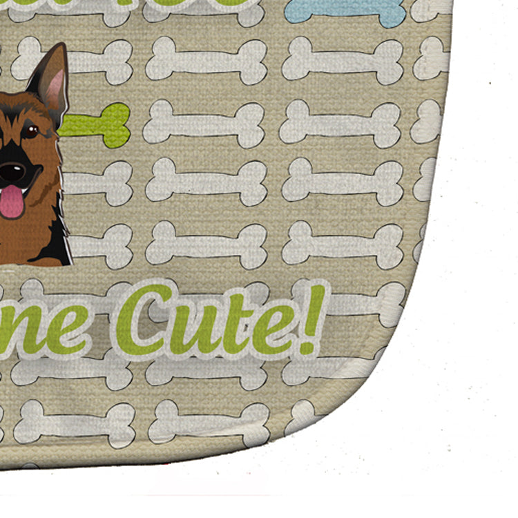 Too Cute German Shepherd Baby Bib BB5780BIB - the-store.com