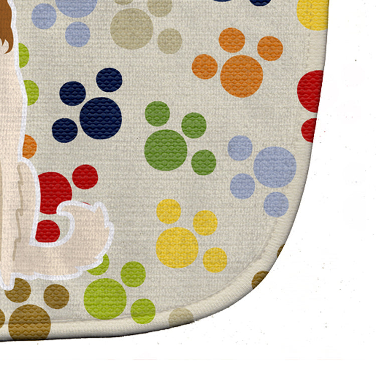 Pawprints Borzoi Baby Bib BB5852BIB - the-store.com