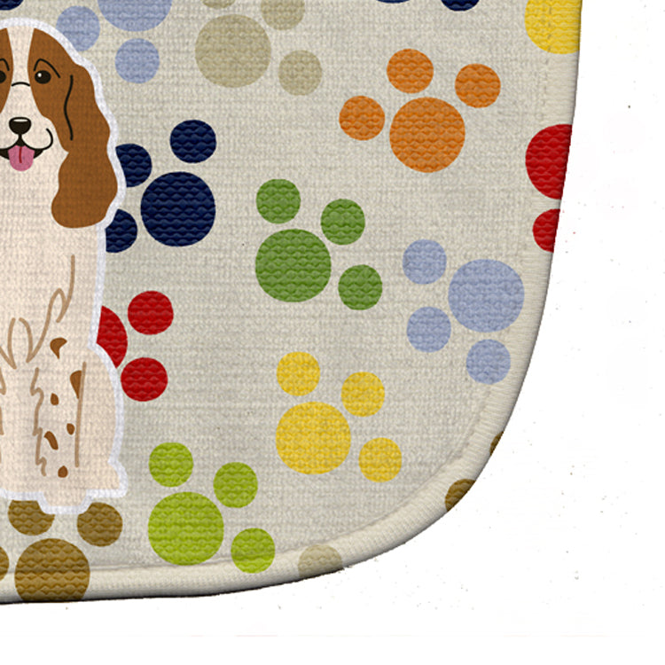 Pawprints Russian Spaniel Baby Bib BB5860BIB - the-store.com