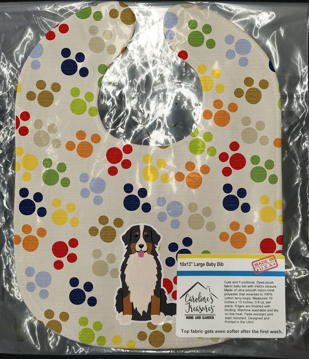 Pawprints Bernese Mountain Dog Baby Bib BB5865BIB - the-store.com