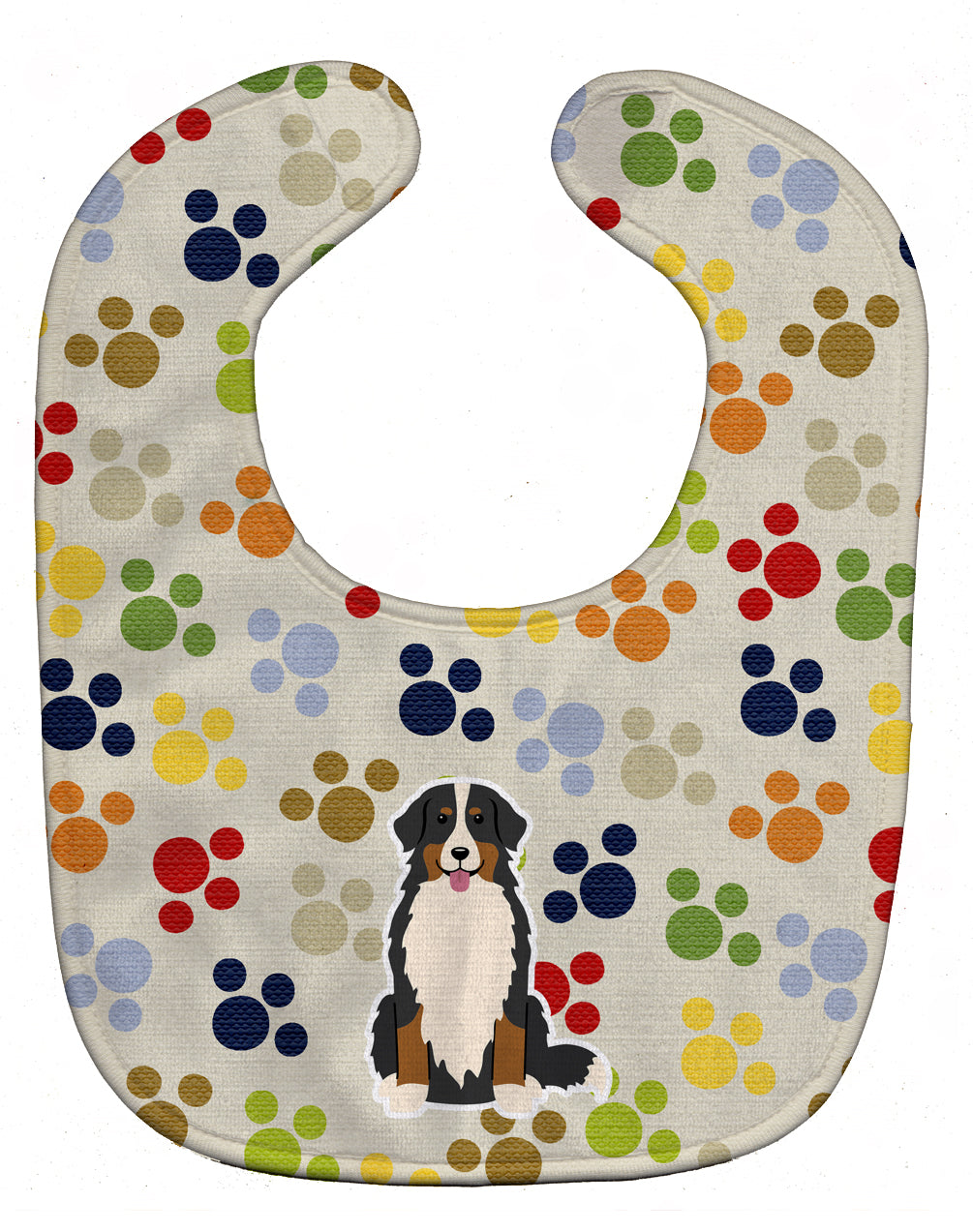 Pawprints Bernese Mountain Dog Baby Bib BB5865BIB - the-store.com